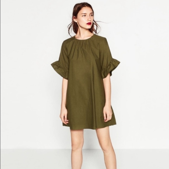 green romper dress